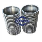 304 316L Stainless Steel Johnson Water Well Screen Pipe 6 8 10 12 Inch Filter