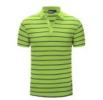 Standard Size S 5XL Polo Neck T Shirts For Men Striped