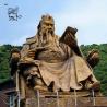 Buy cheap Bronze Guan Gong Sculpture Copper Metal Kwan Kung Statue Outdoor Large Custom Size from wholesalers