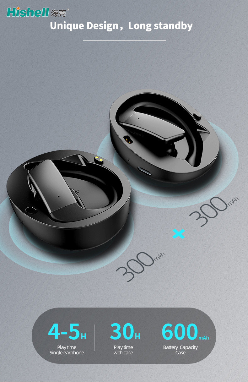 H005 TWS Wireless Earphones 10M Active Noise Reduction Earbuds For Sport