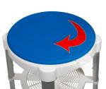 Bathroom Shower Chair Stool Bath Seat for Disabled