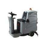 Battery 175rpm PE 75L Tank Ride On Floor Scrubber