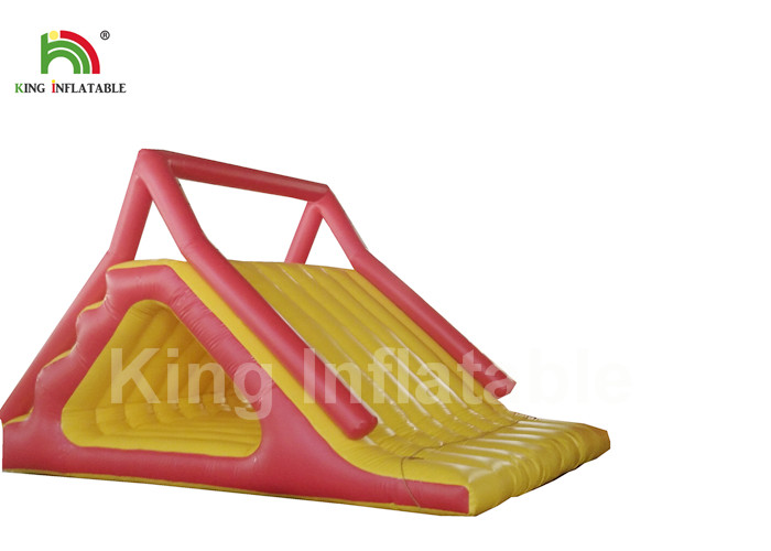 Lake Sea Water Park Games Inflatable Floating Water Slide For Commercial
