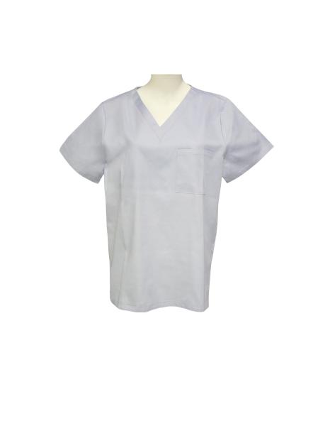 Buy cheap 160G Medical Uniform Short Sleeve Scrub Jacket 65% Polyester 35% Cotton from wholesalers