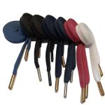 Red Cotton Drawcord Drawstring Cord With Metal Tips For Hoodies