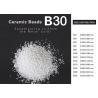Buy cheap Spherical Zirconia Based Ceramic Beads Blasting Media For Alu Castings Blast Cleaning from wholesalers