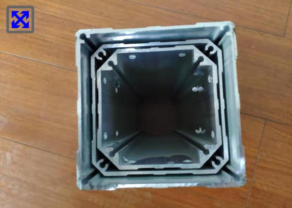 Industrial Aluminum Rectangular Tubing , Round Aluminum Extrusion Profiles For