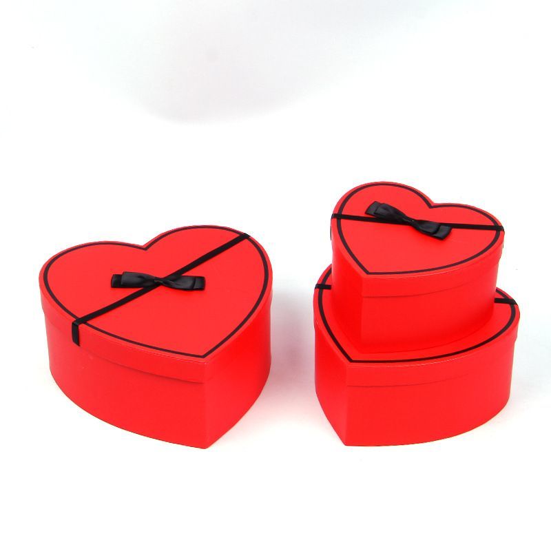 High Quality China Wholesale Custom Logo Printing Heart Shape Wedding Festival Gift Packaging Cardboard Box for Chocolates Cookies Candies Prensents