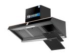 Baffle Filter Range Hood With Wall Mount/Island Installation For Commercial,