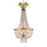 Buy cheap Wrought iron and wood light chandelier fixtures with Wood beads for Kitchen Dining room (WH-CI-40) from wholesalers
