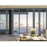 Buy cheap Soundproof Aluminium Folding Door Black Aluminium Bifold Doors from wholesalers