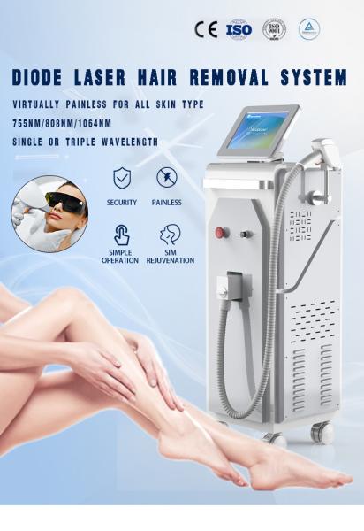 Buy cheap Painless 808nm Diode Laser Hair Removal Machine For Salon from wholesalers