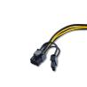 Buy cheap 15pin SATA 18AWG PCIE Power Supply Cable For Bitcoin Miner from wholesalers