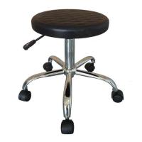 Buy cheap Nonslip Surface Black PU Clean Room Stools Backless Lab ESD Chair ISO Approve product