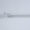 Buy cheap Crown Shape Transparent Acrylic Curtain Rod Accessories Single Bracket 25mm Diameter Custom from wholesalers