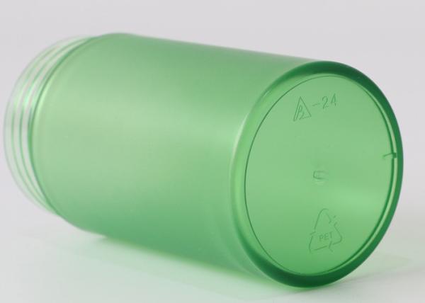 Buy cheap 150ml PET pill bottle in stock matte black metellic color hard touch customized from wholesalers
