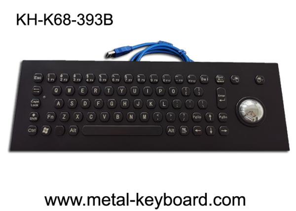 Buy cheap Panel Mount PS/2 PC Metal Keyboard With Laser Trackball from wholesalers