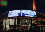 Curved Outdoor LED Advertising Display , P6 LED Panel, Full Color 20W indoor