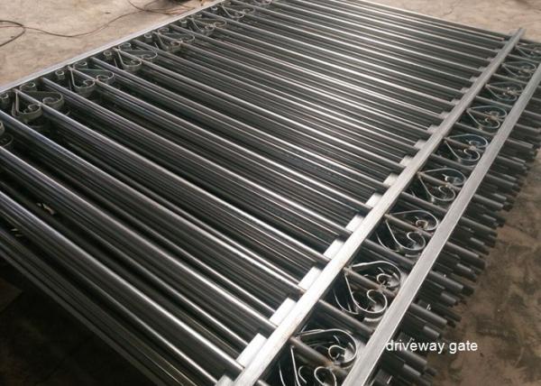 Buy cheap Commercial Automatic Driveway Gates Picket Steel Fence Eco Friendly from wholesalers