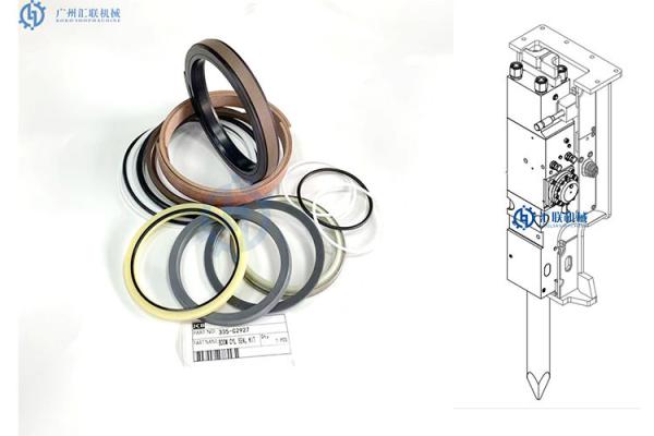 Buy cheap JCB 335-C2927 Boom Cylinder Oil Sealing Excavator Repair Parts seal kit from wholesalers