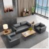 Buy cheap Leisure Leather Waiting Sofa For Office School Multifunctional ODM from wholesalers