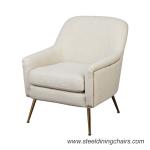 Stainless Steel Leg Hotel Upholstered 860mm 760mm One Seater Armchair