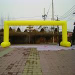 Colorful advertising arch inflatable full printing color gantry crane inflatable