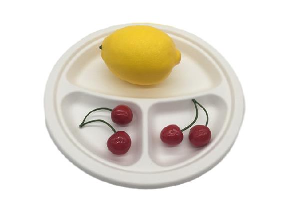 Buy cheap 9" Biodegradable Sugarcane Bagasse Plates from wholesalers