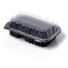 Buy cheap 970ml 35oz Transparent PP Hinged Lid Microwave Container 9.1''X7''X3'' from wholesalers
