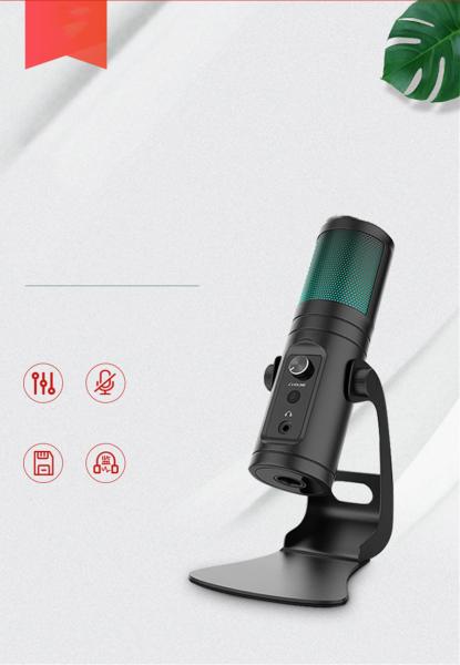 Buy cheap FCC USB 2.0 Wired Recording Microphone For Youtube Vlogging from wholesalers