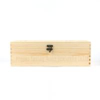 Buy cheap Personalized Wooden Wine Box – Single Bottle Gift Case with Hinged Lid – Ideal product