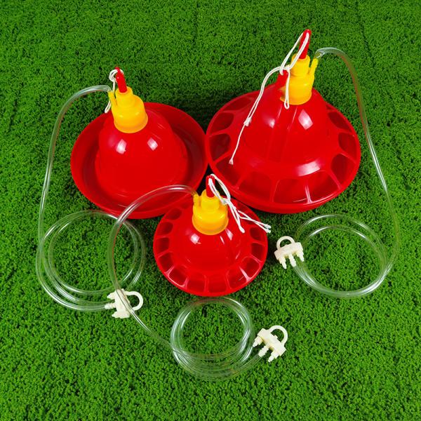 Buy cheap Easy Installation Poultry Drinker With Anti Drip Feature Red Color from wholesalers