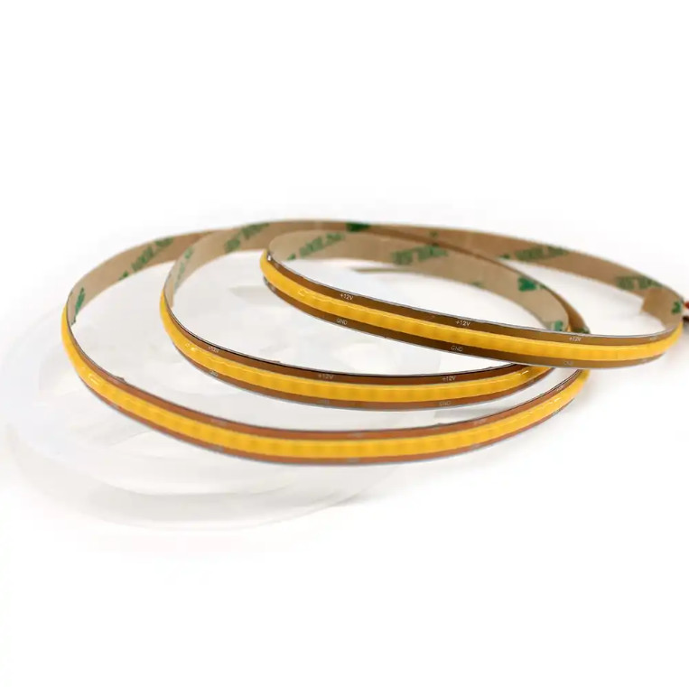 Free Cut 8mm Cob Strip Light 12V 24V 528 Chips 10W Flexible Led Strip Lights
