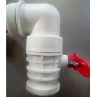 Buy cheap 3" Diameter White Color Flexitank Valve L Shape Butterfly Valve PP Material product