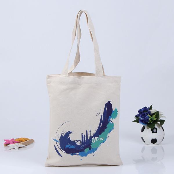 Buy cheap 2017 cheap promotional custom logo cloth shopper standard size tote cotton bag from wholesalers
