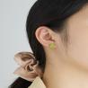 Buy cheap 1.1x0.9cm 2.29g Sterling Silver Jewelry Earrings Unisex Avocado Earrings Studs from wholesalers