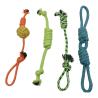 Buy cheap Small Strong Durable Pet Toys Recycled Training Color Cotton Rope Cat Dog 55g from wholesalers