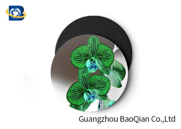 Buy cheap Stunning Flower Personalised Round Coasters , Print Your Own Coasters 3D Lenticular Picture from wholesalers