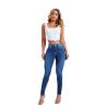 Buy cheap Women Elastic Jeans Pants Spring Slim Fashion High Waist Small Feet Jeans from wholesalers