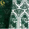 Buy cheap Customized Emerald Green Embroidery Lace Fabric Beaded Sequined Decoration from wholesalers
