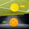 Buy cheap Indoor Pickleball Balls USAPA Paddle Ball 26 Holes Pickleball Sport Training Practice Plastic Pickleball from wholesalers