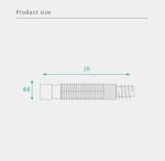Jh-2006 Cold Rolled Carbon Steel 28mm Furniture Connector Bolt For Flat-Packed