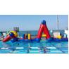 Buy cheap Colorful PVC Inflatable Water Park 10 Peoples Obstacle Course from wholesalers