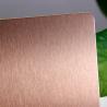 Buy cheap No.4 Brushed Stainless Steel Sheet 304 Grade Corrosion Resistant from wholesalers