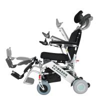 Buy cheap Electromagnetic Brake Aluminum Alloy CE ISO Fold Up Wheelchair product