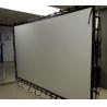 Buy cheap White Front Projection Screen with black border , outdoor projector screen from wholesalers