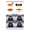Buy cheap 4PCS Set Amber Car LED Grille Lights For Rav4 Led Fog Driving Lights Smoke Lens from wholesalers