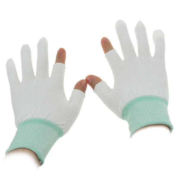 Buy cheap S M L XL 10g Half Finger Palm Fit ESD Carbon Gloves from wholesalers