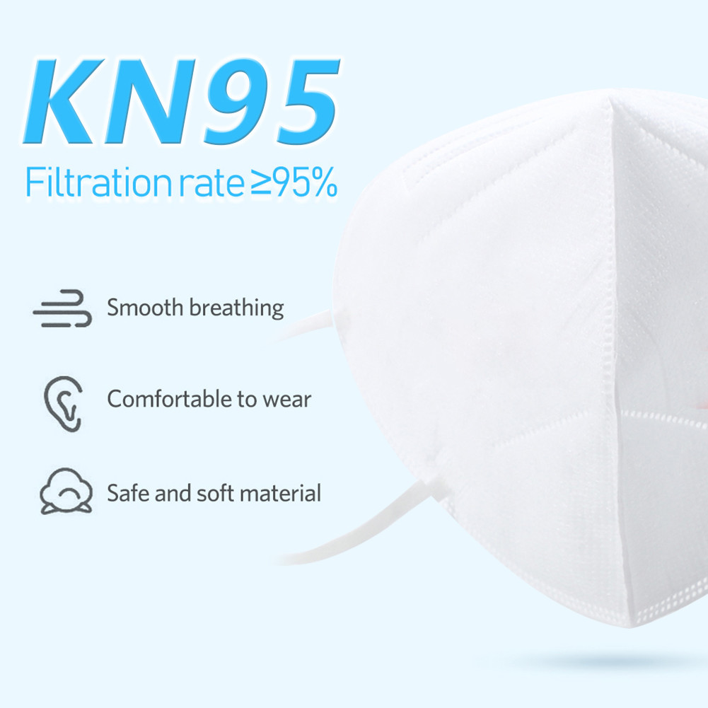 Eco friendly White Disposable Dust Mask , Antibacterial N95 Medical Masks
