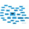 Buy cheap 13.56MHz HF RFID NFC Tag Sticker ISO15693 / ISO14443A For Supply Chain Management from wholesalers